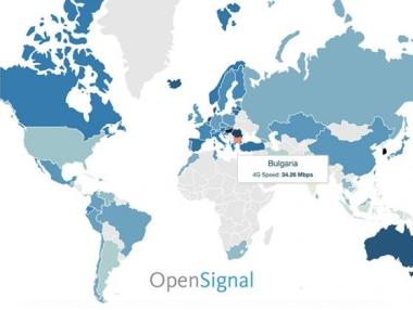 България шеста в света по най-бърз 4G интернет
