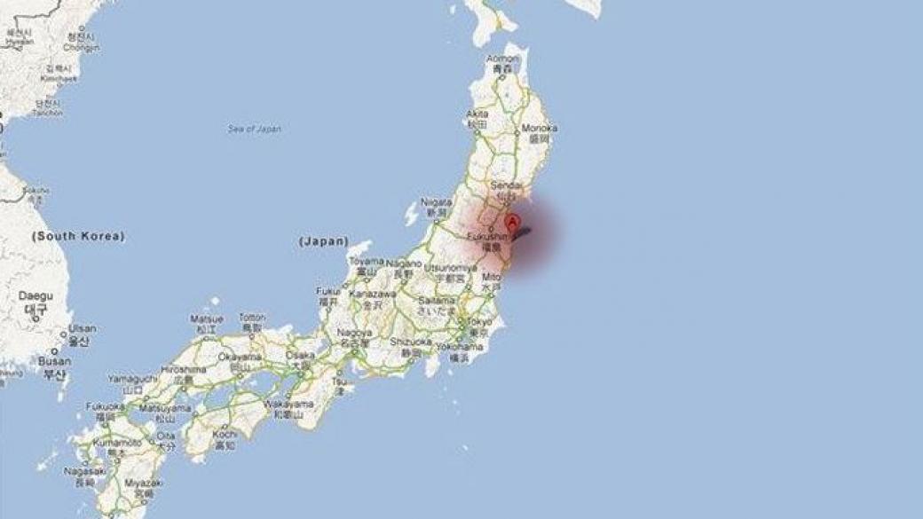 Над метър цунами след труса в Япония