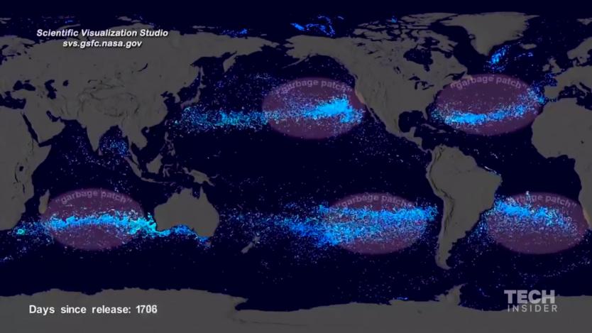 5 точки в океана, на които се събира световният боклук