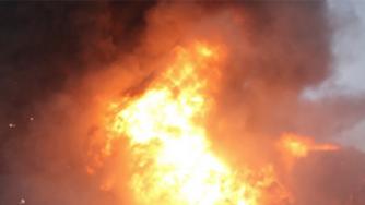 Мощен взрив на влак край Шумен, има жертви