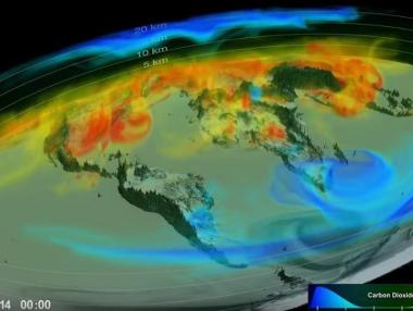 Как въглеродният диоксид променя атмосферата на Земята