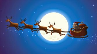 Как Дядо Коледа пътува по света?