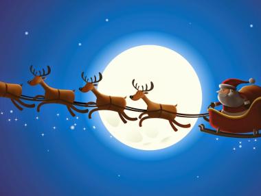 Как Дядо Коледа пътува по света?