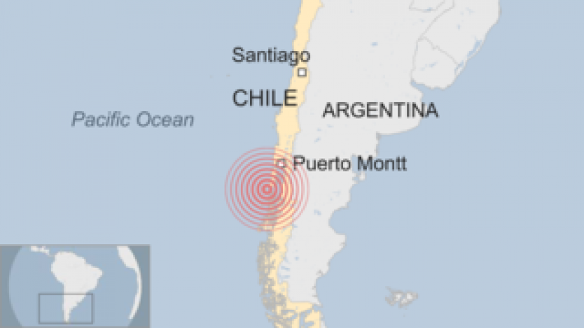 Земетресение от 7.7 по Рихтер удари Чили