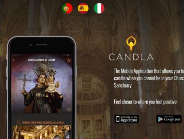 В Португалия вярващите палят свещи с мобилно приложение