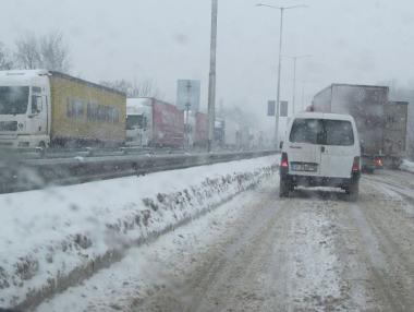 По 1 млн. лв. на ден губят превозвачи заради снега