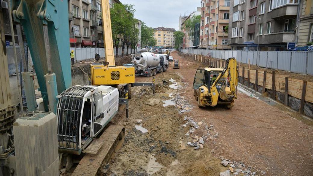 Нова тапа в София заради изграждането на метрото