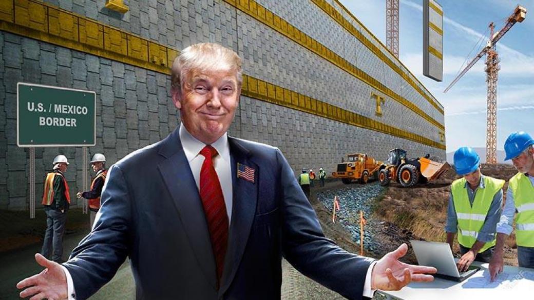 Тръмп подписа за строежа на стената с Мексико