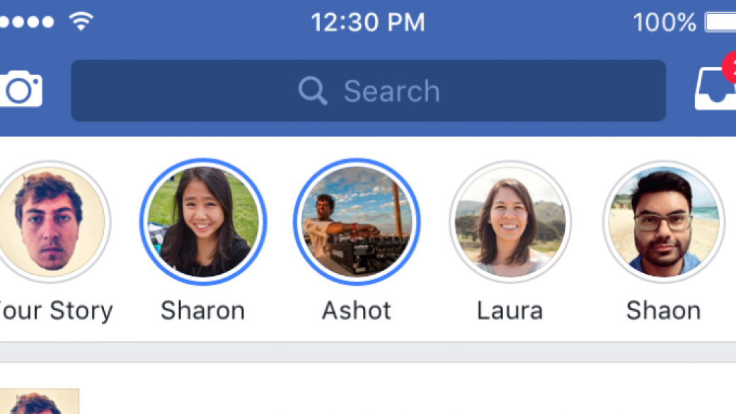 Facebook стартира нова функция „Истории“