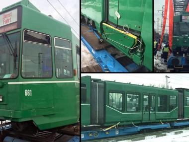 Първите употребявани трамваи от Базел са вече в София