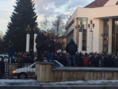 В България подкрепиха Румъния с протест