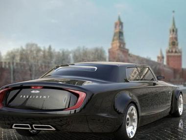 Нови снимки на лимузината на Путин