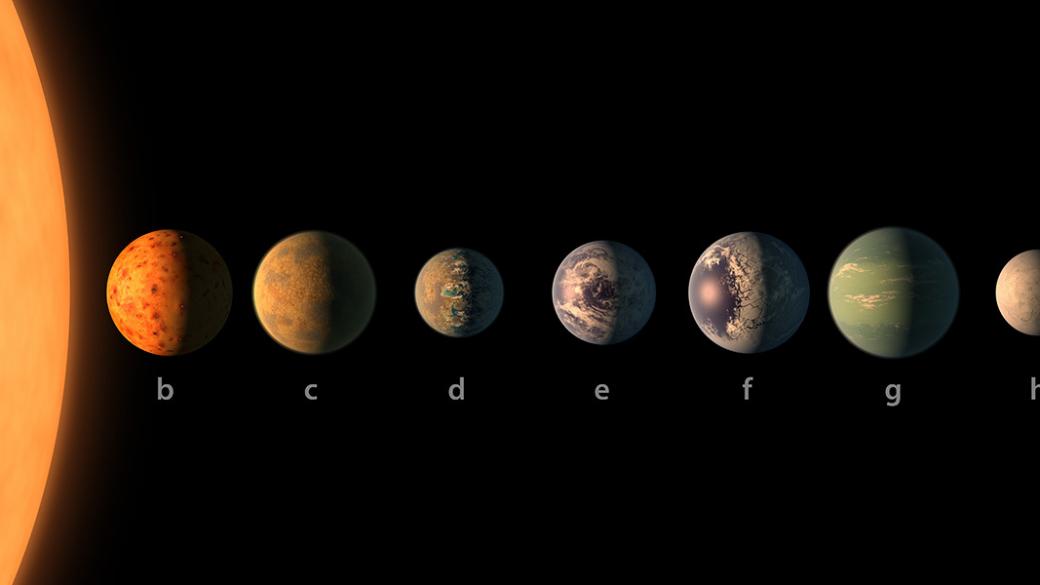 NASA откри планети с условия за живот