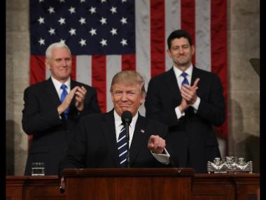 Уолстрийт е в еуфория след изказването на Тръмп