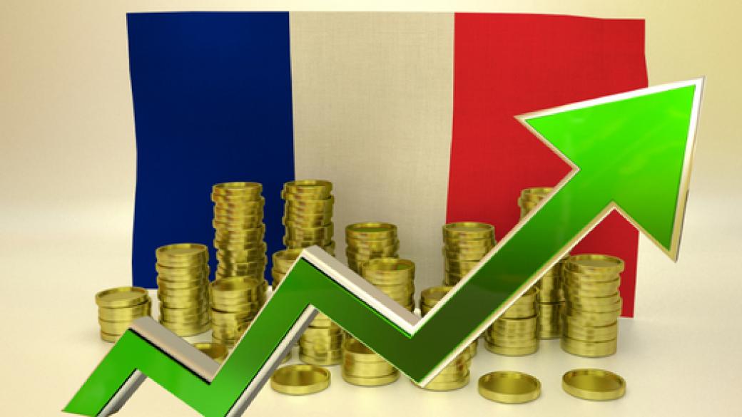 Франция догонва растежа на еврозоната през 2017 г.