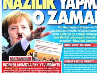 Турските медии нарекоха Меркел „Госпожа Хитлер“