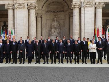 Обезпокоените лидери на ЕС се стремят към единство в Рим въпреки Brexit