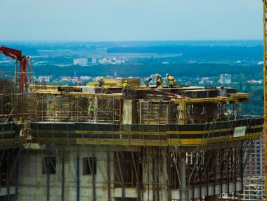 Сградното строителство изненада с висок растеж
