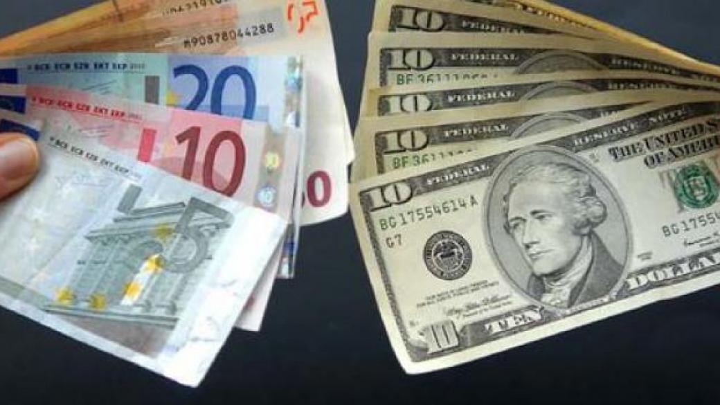 Сериозен ръст на еврото след първия тур на изборите във Франция