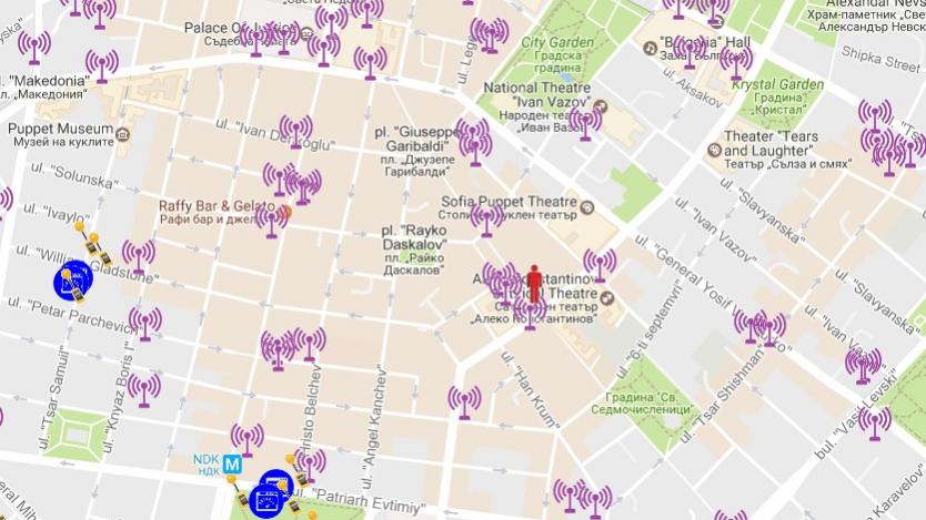 Онлайн карта показва къде са антените на GSM операторите
