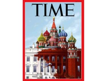 Списание TIME с корица как Кремъл поглъща Белия дом