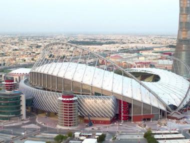 Готов е първият стадион за световното в Катар