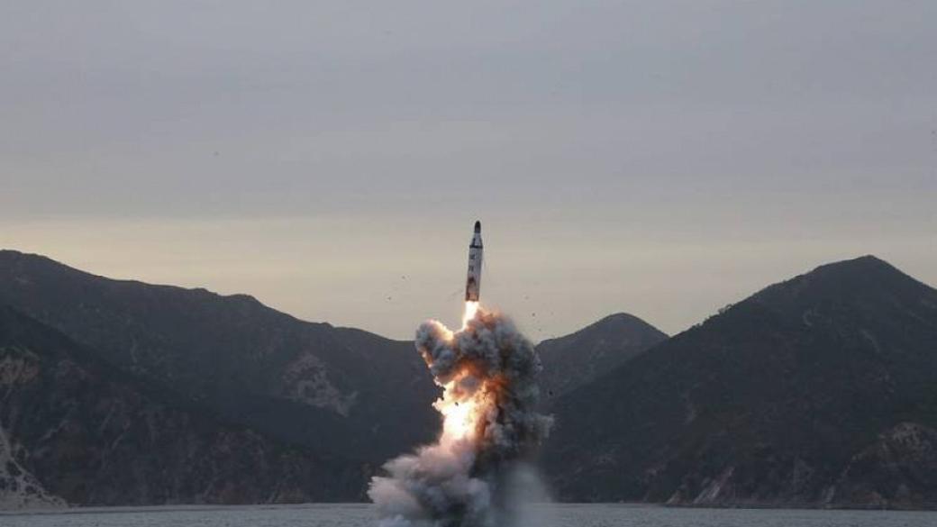 Северна Корея изстреля ракета в източна посока