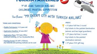 Turkish Airlines обяви конкурс за детска рисунка с награда полет до града мечта