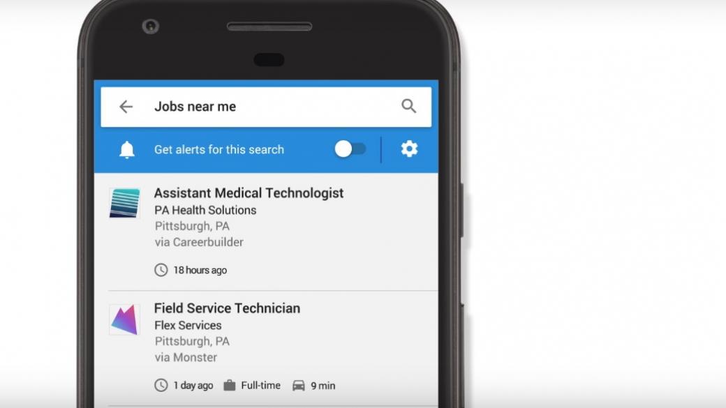 Google вече ни помага да си намерим нова работа
