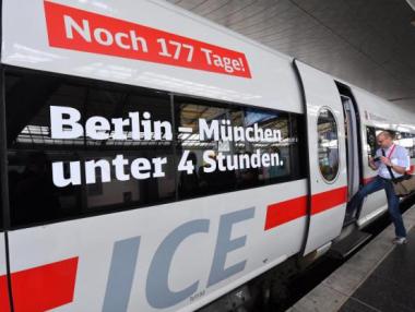 Високоскоростен влак свързва Берлин и Мюнхен за 4 часа
