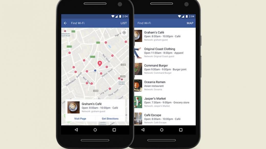 Facebook показва къде са най-близките точки със свободен Wi-Fi достъп (видео)