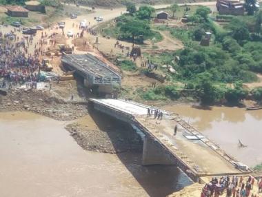 Мост за $12 млн. в Кения се срина, преди да е довършен