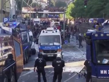 Антиглобалистките протести срещу Г-20 в Хамбург прераснаха в сблъсъци