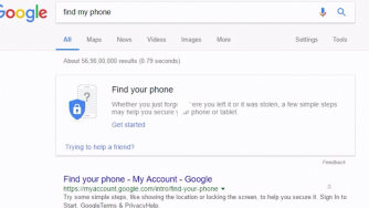 Как да намерите изгубен телефон с един клик на мишката