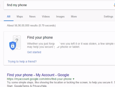 Как да намерите изгубен телефон с един клик на мишката