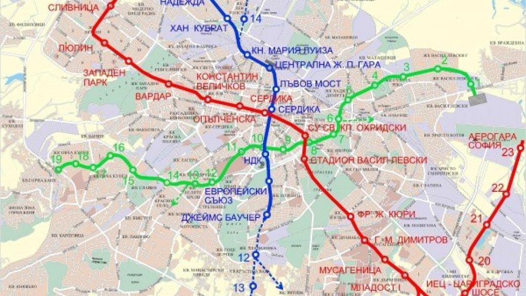 Започва нов етап от строителството на третия лъч на метрото