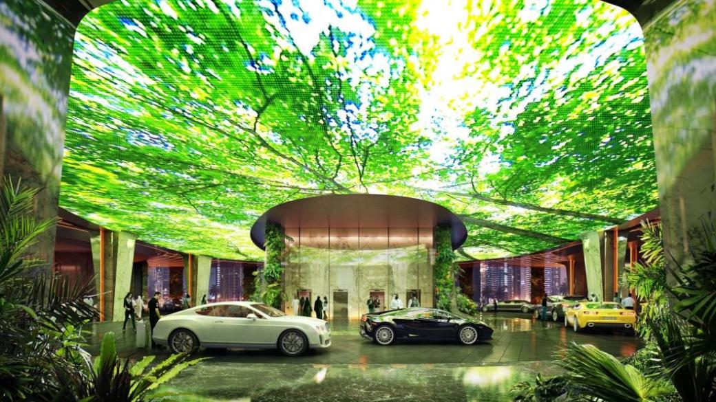 Дубай строи хотел с тропическа гора