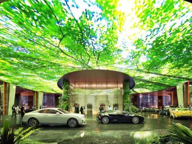 Дубай строи хотел с тропическа гора