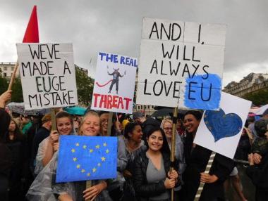 Поддръжници на ЕС организират анти-Brexit протест