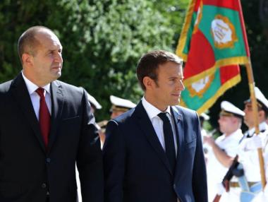 Радев поиска съдействие от Макрон за влизане на България в Шенген и Еврозоната