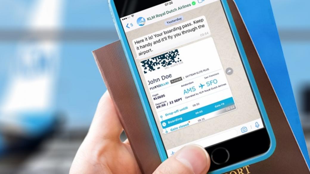 Авиокомпания ще обслужва пътници през WhatsApp