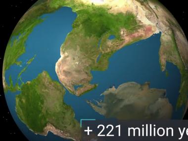 Видео показва Земята преди и след 250 млн. години