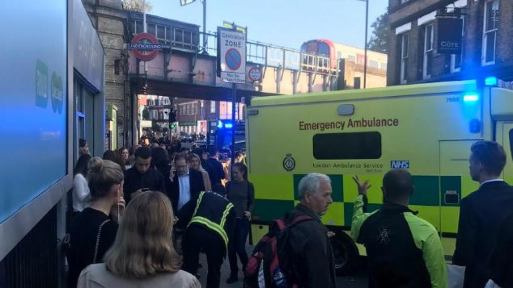 Експлозията в Лондон обявена за терористична атака