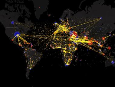 Миграцията между държавите по света нагледно (интерактивни снимки)