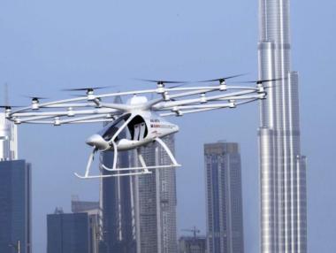Дубай официално започва тестването на летящи таксита