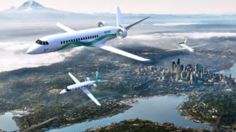 Американска компания представя пътнически самолет с хибриден двигател