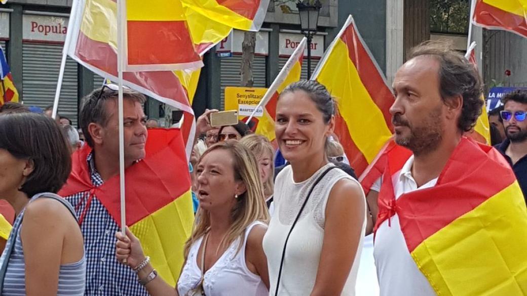 Хиляди протестират в Барселона срещу каталунската независимост