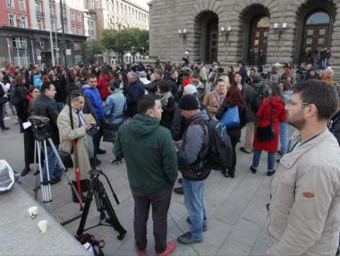 Стотици журналисти протестираха срещу опитите на властта да ги притиска