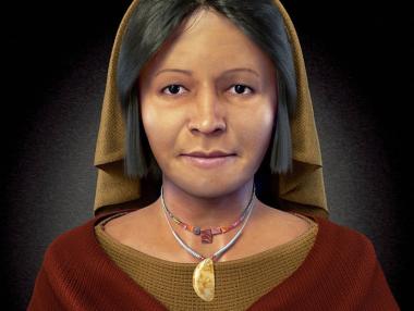 Учени показаха 3D възстановка на жена от най-старата цивилизация в Перу