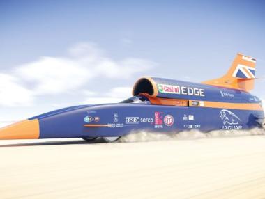 Започнаха тестове на свръхзвукова кола, изминаваща миля за 3.6 секунди